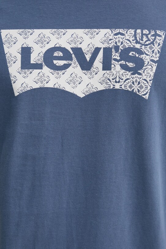 Bavlněné tričko Levi's GRAPHIC CREWNECK TEE 22491.1812 modrá