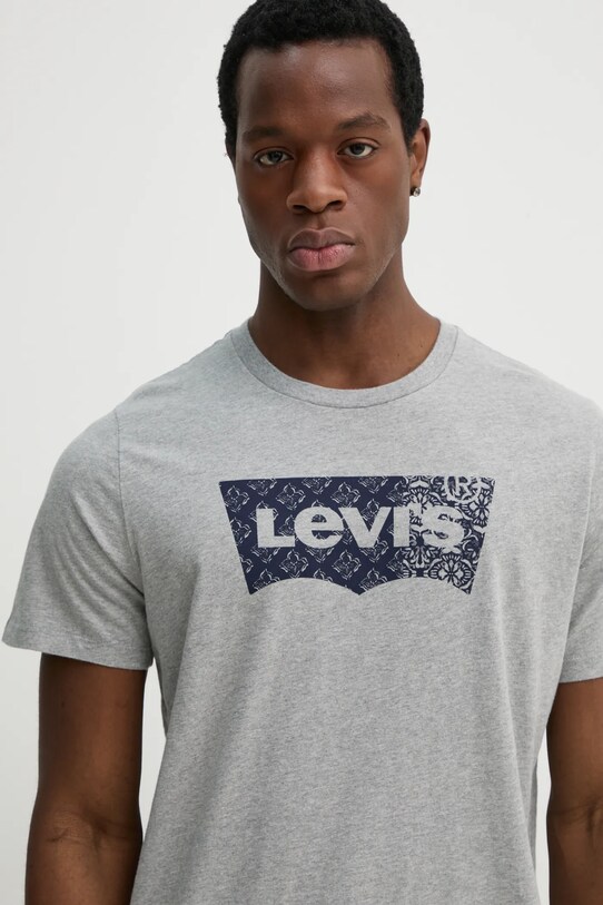 Levi's t-shirt in cotone GRAPHIC CREWNECK TEE grigio 22491.1813