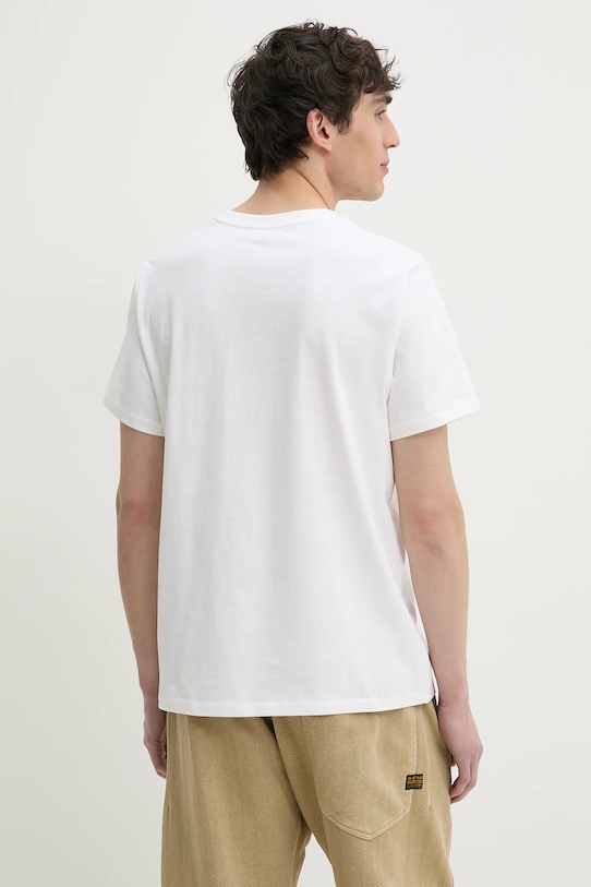 Îmbrăcăminte Levi's tricou din bumbac GRAPHIC CREWNECK TEE 22491.1833 alb