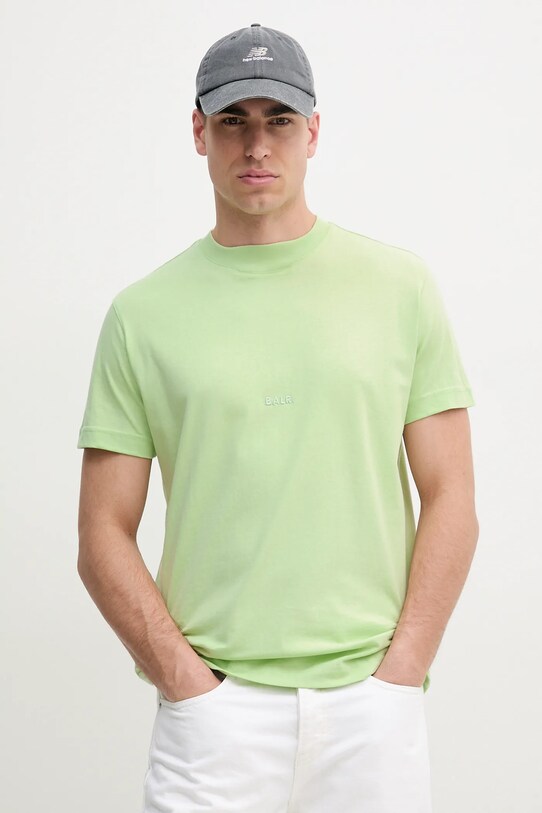 BALR. tricou din bumbac uni verde B1112.1281