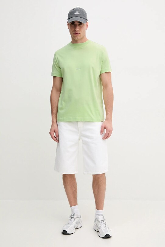 BALR. tricou din bumbac B1112.1281 verde SS25