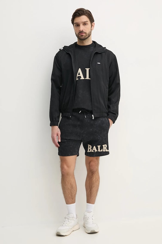 BALR. tricou din bumbac B1112.1284 negru SS25