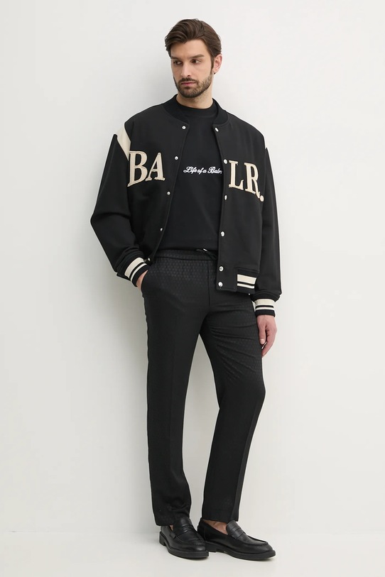 BALR. tricou din bumbac B1112.1285 negru SS25