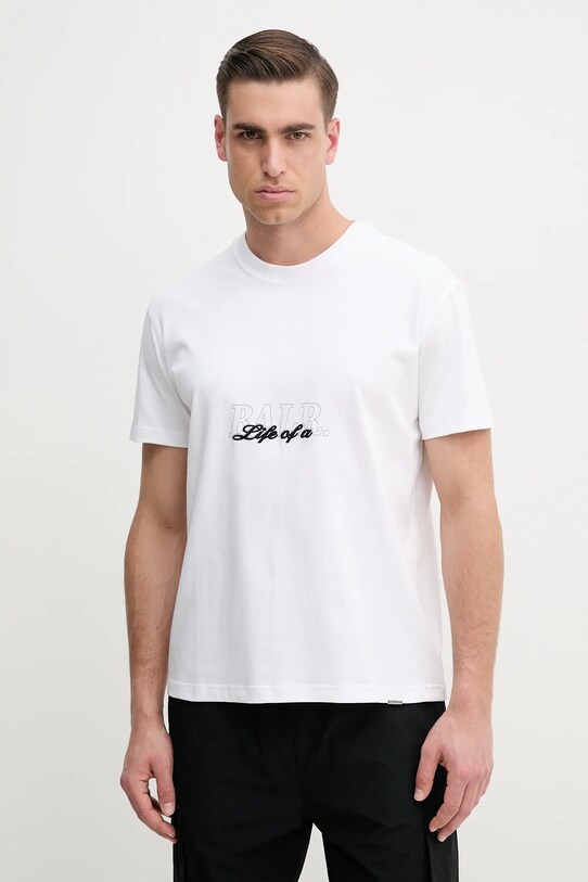 Îmbrăcăminte BALR. tricou din bumbac B1112.1286 alb