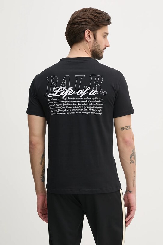 Îmbrăcăminte BALR. tricou din bumbac B1112.1286 negru