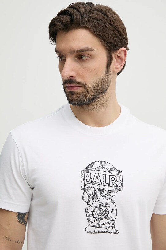 BALR. tricou din bumbac alb B1112.1292