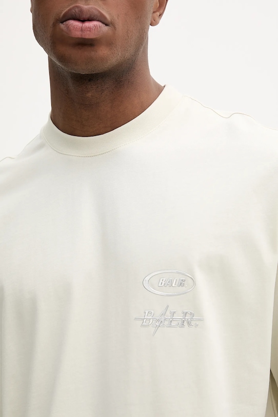 Бавовняна футболка BALR. бежевий B1112.1300