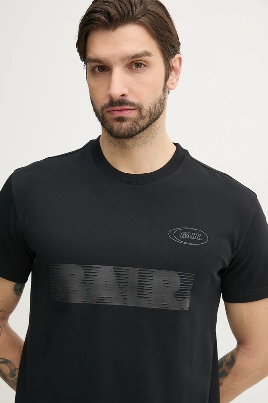 BALR. t-shirt bawełniany czarny B1112.1301