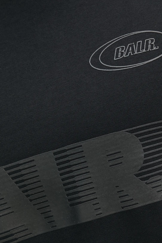 BALR. t-shirt bawełniany B1112.1301 czarny