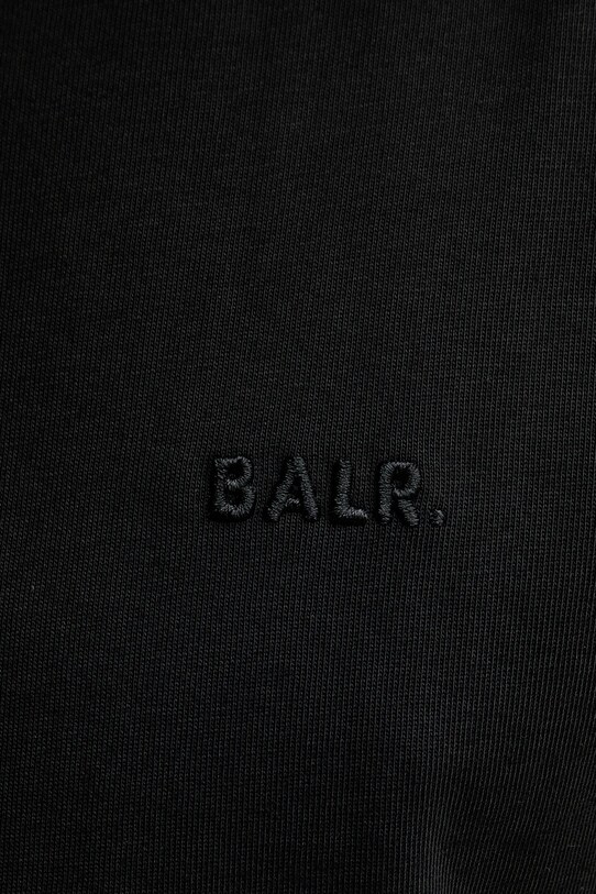 BALR. t-shirt bawełniany czarny B1113.1004