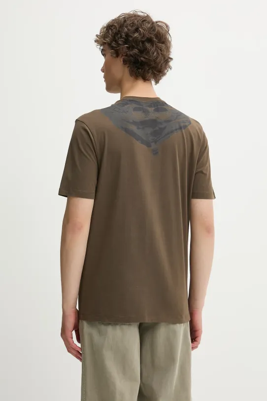 Ruházat C.P. Company pamut póló 18CMTS030A005100W zöld