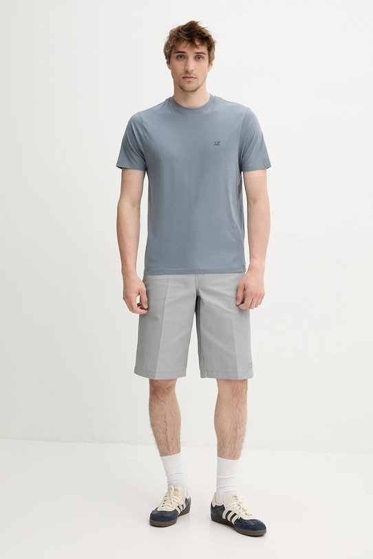 C.P. Company t-shirt bawełniany 18CMTS030A005100W szary SS25