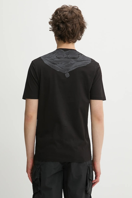 Одежда Хлопковая футболка C.P. Company 18CMTS030A005100W чёрный