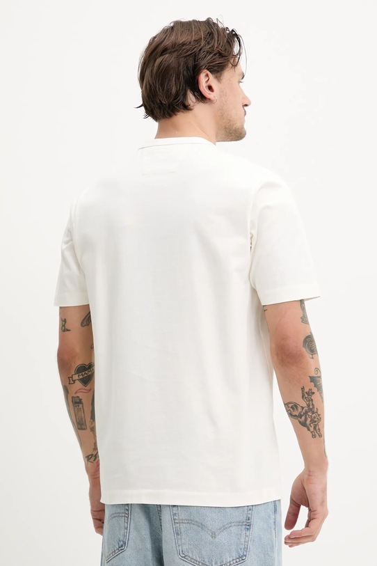 Odzież C.P. Company t-shirt bawełniany 18CMTS109A110301W beżowy