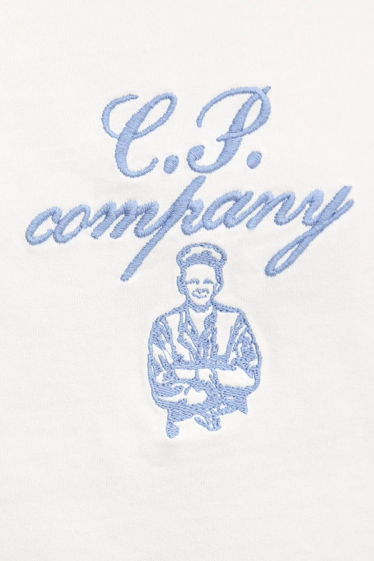 C.P. Company t-shirt bawełniany 18CMTS109A110301W beżowy