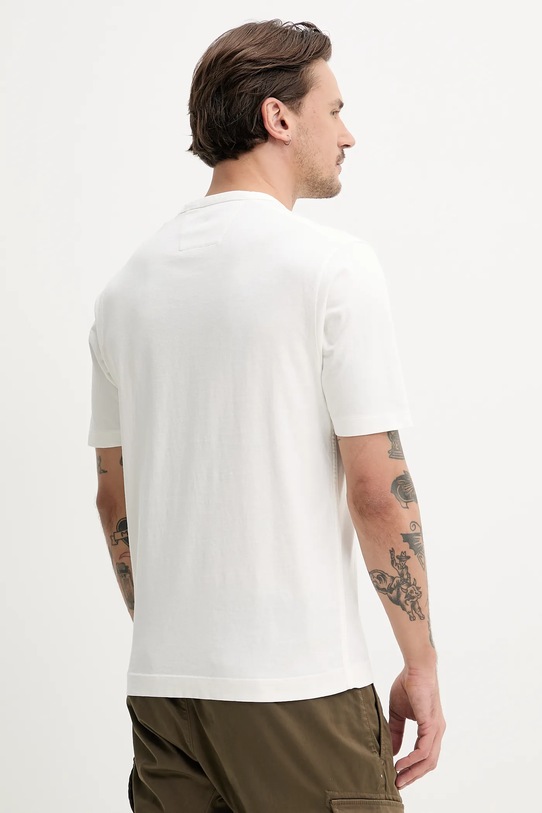 Odzież C.P. Company t-shirt bawełniany 18CMTS288A006057O biały