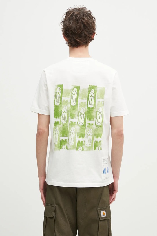 Дрехи Памучна тениска C.P. Company 18CMTS310A005431G бежов