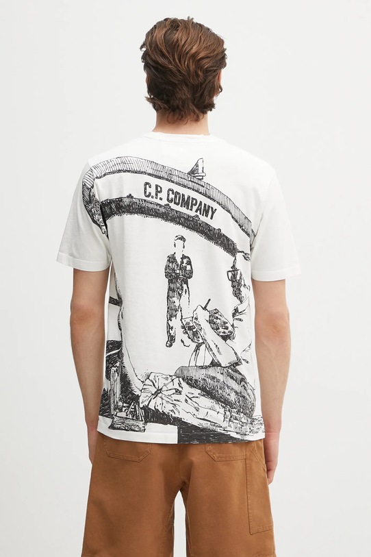 Odjeća Pamučna majica C.P. Company 18CMTS317A005431G bijela