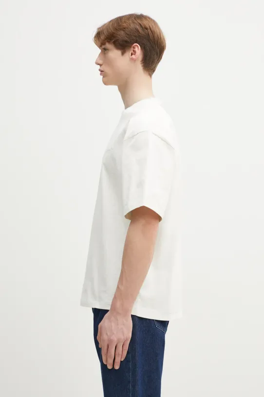 Хлопковая футболка Axel Arigato Oversized T-Shirt A2980002 белый SS25