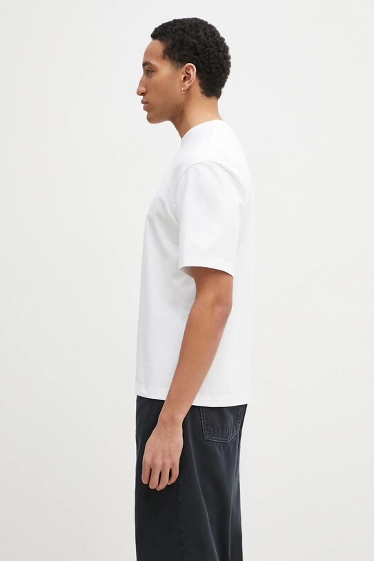 Axel Arigato t-shirt bawełniany Motto T-Shirt A3023001 biały SS25