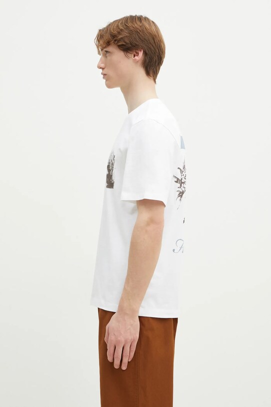Filling Pieces cotton t-shirt Gardener 74499851901 white SS25