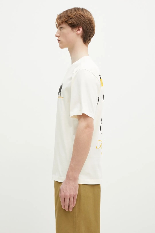 Бавовняна футболка Filling Pieces United by Generations 74499879936 бежевий SS25