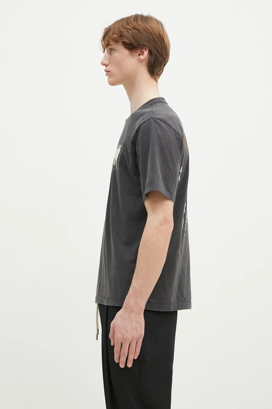 Бавовняна футболка Filling Pieces United by Generations 74499870626 сірий SS25