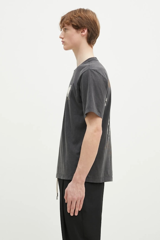 Filling Pieces t-shirt bawełniany United by Generations 74499870626 szary SS25