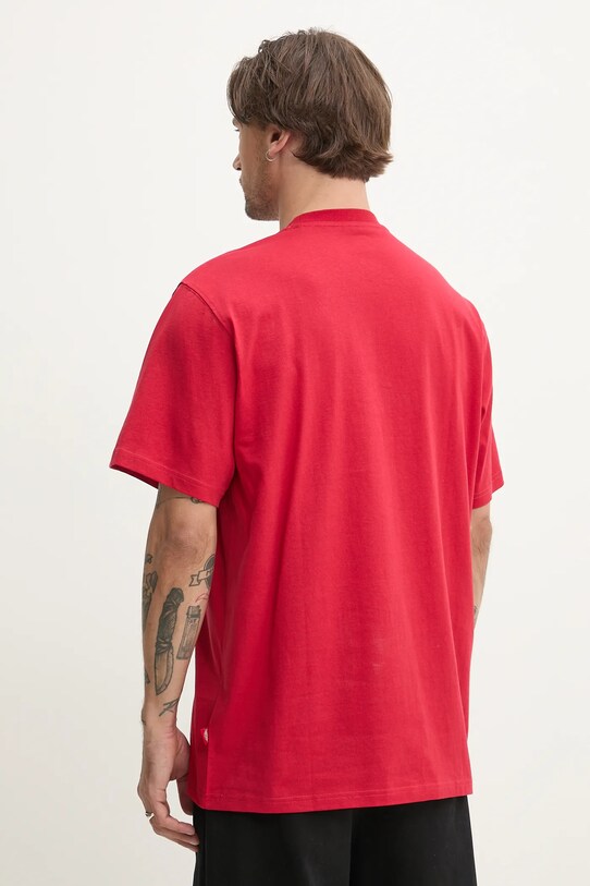 Odzież Dickies t-shirt bawełniany DK0A4YAI0ER1 czerwony