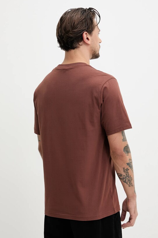 Ruházat Dickies pamut póló DK0A4XDBK471 barna