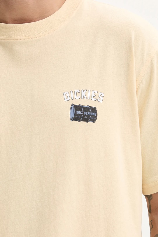 Dickies t-shirt bawełniany żółty DK0A4Z8TK531