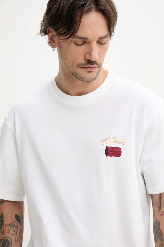 Dickies tricou din bumbac alb DK0A4Z8T0WH1