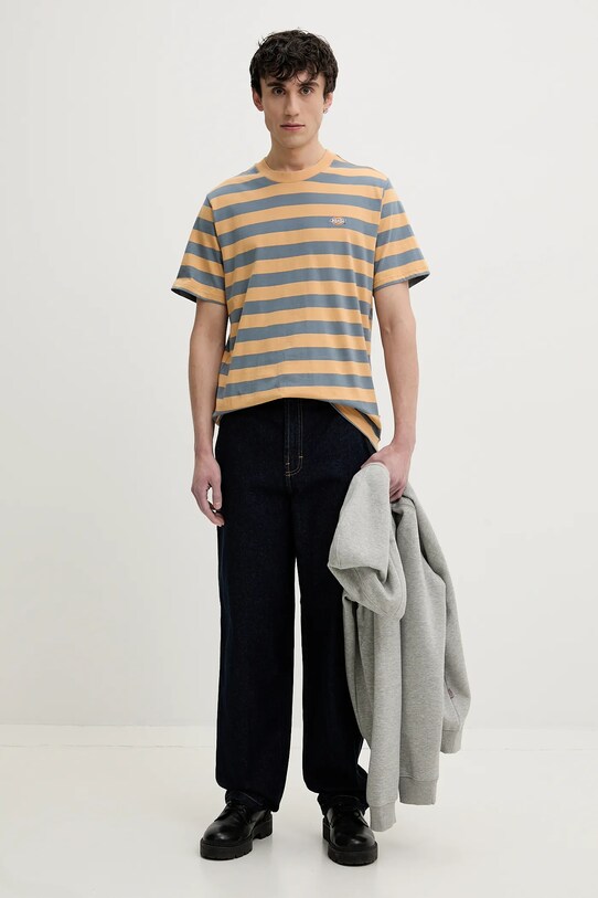 Bavlnené tričko Dickies DK0A4Y8YK411 sivá SS25