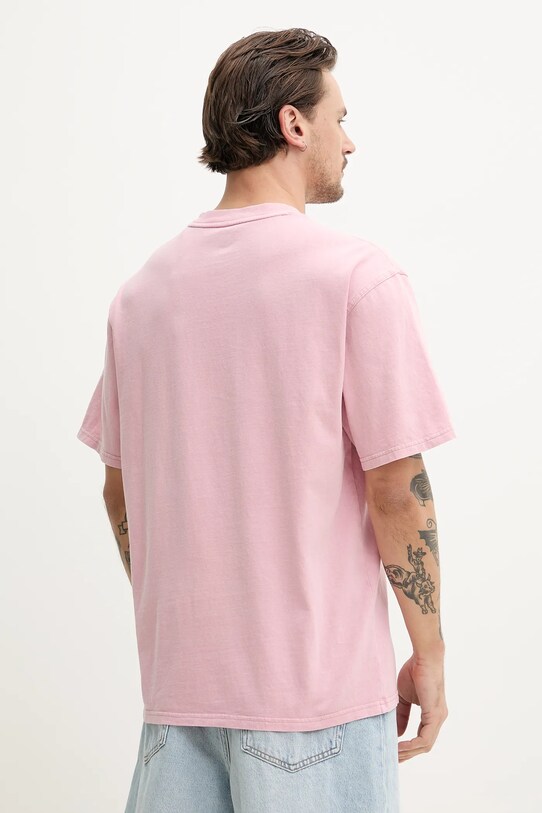 Dickies tricou din bumbac DK0A866BK391 roz SS25
