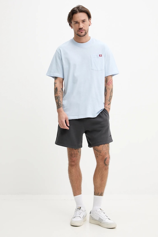 Dickies tricou din bumbac DK0A4YFCK541 albastru SS25
