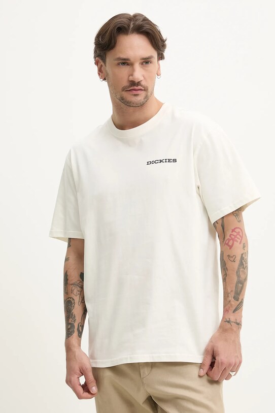 Oblečení Bavlněné tričko Dickies DK0A4Z8VC481 béžová