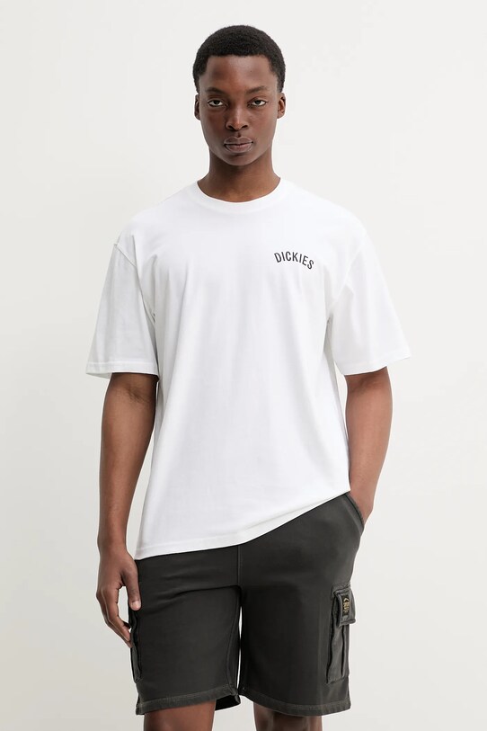 Îmbrăcăminte Dickies tricou din bumbac DK0A4Z990WH1 alb