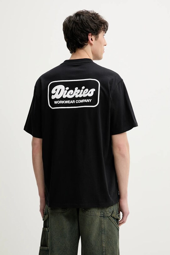 Îmbrăcăminte Dickies tricou din bumbac DK0A4Z8ZBLK1 negru