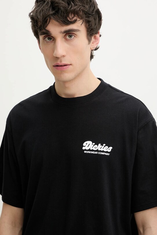 Dickies tricou din bumbac negru DK0A4Z8ZBLK1