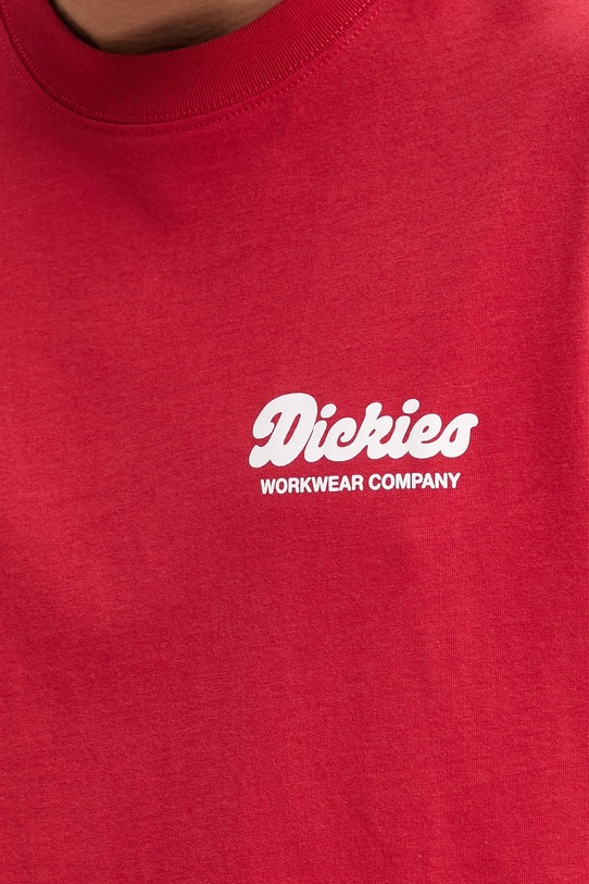 Dickies t-shirt bawełniany DK0A4Z8Z0ER1 czerwony