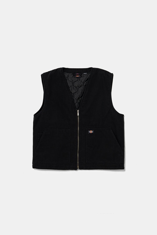 Dickies vestă de blugi cu captuseala negru DK0A4YQKC401