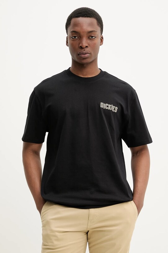 Ρούχα Βαμβακερό μπλουζάκι Dickies DK0A4Z8RBLK1 μαύρο