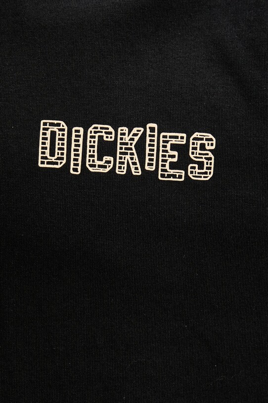 Βαμβακερό μπλουζάκι Dickies DK0A4Z8RBLK1 μαύρο