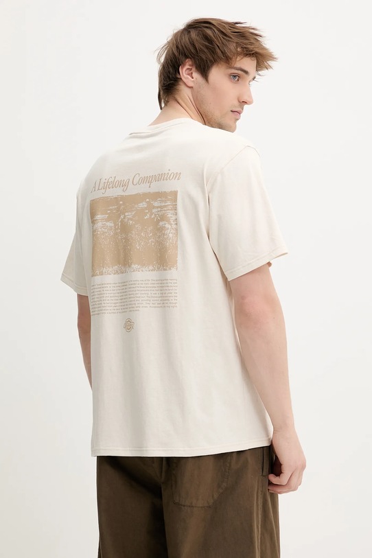 Хлопковая футболка хлопок бежевый DK0A4Z92F901