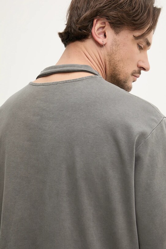 CAMPERLAB tricou din bumbac AU00020.001 gri