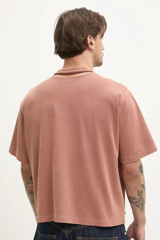 Odzież CAMPERLAB t-shirt bawełniany AU00020.002 pomarańczowy