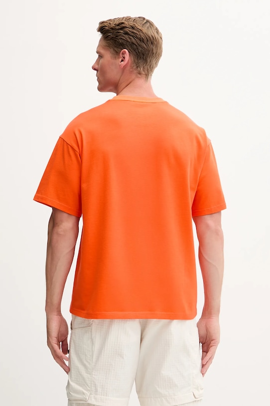 Odzież Napapijri t-shirt bawełniany S-Tusco NP0A4IEEA001 pomarańczowy