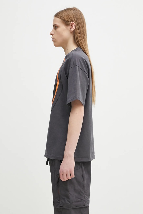 Napapijri t-shirt bawełniany S-Tusco NP0A4IEEH981 szary SS25