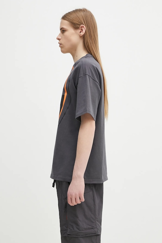 Pamučna majica Napapijri S-Tusco NP0A4IEEH981 siva SS25