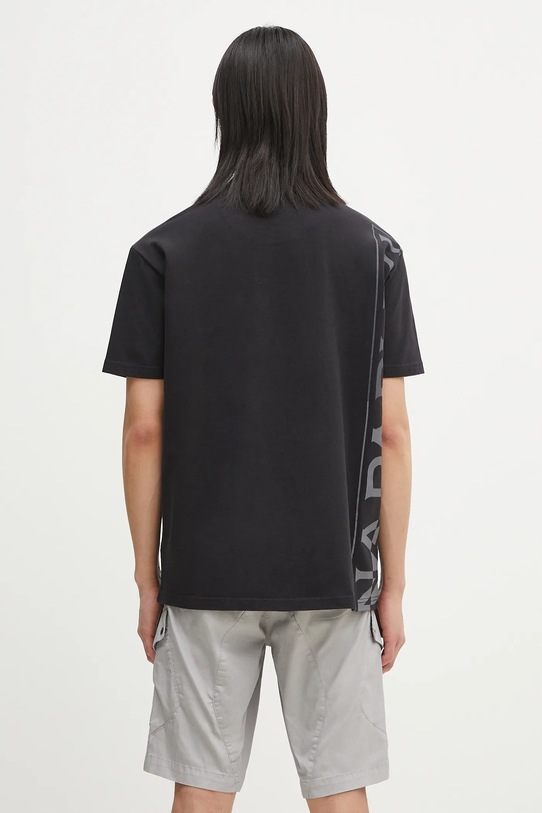 Ruházat Napapijri pamut póló S-Rivalto NP0A4IEL9411 fekete